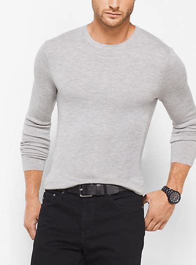 michael kors mens cashmere coat|Michael Kors crewneck sweaters.